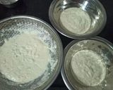 A picture of step 2 of Tiranga Dhokla.