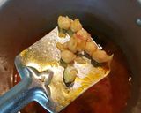 A picture of step 6 of Chana Kurma Hotel style.