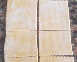 Foto del paso 12 de la receta: "Súper raviolones" con relleno de langostinos #recetariocamino