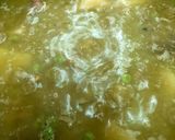 A picture of step 6 of Mutton/beef/chicken pulav😊(rice cook with mutton stock).