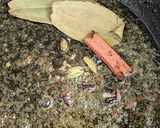 A picture of step 4 of Prawn Zafrani.