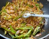 A picture of step 3 of Karela achar (mom' s recipe).