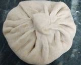 A picture of step 5 of Stuff (row mix veg with cheese) paratha.
