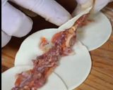 Foto del paso 6 de la receta: Flores de carne con salsa roja y salsa blanca 🤤