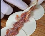 Foto del paso 6 de la receta: Flores de carne con salsa roja y salsa blanca 🤤