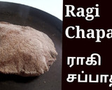 ராகி சப்பாத்தி/கேழ்வரகு சப்பாத்தி - 2 செய்முறை  ரெசிபி ஸ்டேப் 6 புகைப்படம்