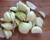 A picture of step 1 of Vegetable Dum Biryani.
