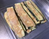 Une image de l'étape 6 de Courgettes marinées grillées panure au parmesan.