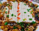 Hình bước làm 4 của món Đậu hủ hấp xốt dầu hào