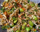 Foto langkah ke 4 dari resep Oseng Pedas Teri Medan Pete Cabe Ijo.