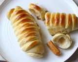A picture of step 11 of Stuffed Sausage Bread Rolls.