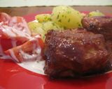 Barbecueval készített sült oldalas recept fázis 3 fotója