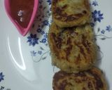 A picture of step 5 of Aloo crispy snack.
