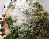 Hình bước làm 1 của món Há Cảo Hẹ