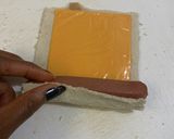 A picture of step 5 of Sausage bread roll.