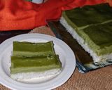 Foto langkah ke 8 dari resep Kue Talam Ketan Matcha Srikaya.