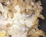 A picture of step 1 of Chicken egg sandwich.