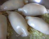 Foto del paso 5 de la receta: Calamares rellenos de gambas y jamón serrano