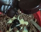 A picture of step 5 of Custard chocolate ball pudding.