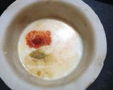 A picture of step 3 of Gujarati Vadi sabji.