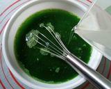 Foto langkah ke 1 dari resep Puding Lumut Pandan Lapis Cokelat.