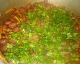 A picture of step 5 of Bean curry.