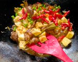 Foto langkah ke 3 dari resep Tumis Jantung Ayam Tahu Kecap.