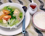 Foto langkah ke 3 dari resep Sup ayam sawi putih.