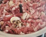 Une image de l'étape 5 de Gratin de Pennes aux champignons (Recette Monsieur Cuisine).