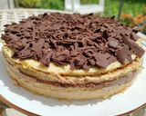 Une image de l'étape 5 de Gâteau praliné Chocolat.