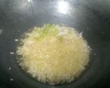 A picture of step 2 of Spicy schezwan bhindi.