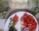 A picture of step 1 of Paneer bhurji.