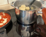 Foto del paso 15 de la receta: Ñoquis, pavo marinado y berenjena