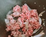 Hình bước làm 1 của món Canh Kim Chi Bò Bằm Siêu Cay