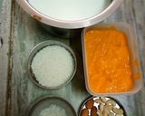 A picture of step 2 of #Mango...Mango kheer.