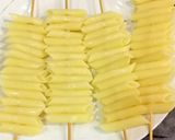 A picture of step 2 of Pizza Pasta Sticks.