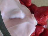 Helado de frutilla súper sano y ricoooo