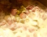 Pas rețetă ȚELINĂ CU CARNE DE PORC ȘI CIUPERCI, DREASĂ CU OU Ș LĂMÂIE! 7 fotografie