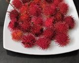 A picture of step 1 of Rambutan fruit pickle.