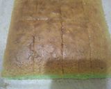 Foto langkah ke 5 dari resep 40. Cake Pandan Keju (tanpa mixer).