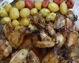 Chicken & baby potatoes baked recipe step 4 photo