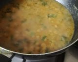 A picture of step 1 of Anday cholay.