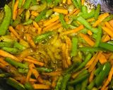 A picture of step 1 of Ching’s Hakka noodles.