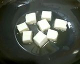 A picture of step 2 of Palak Paneer.