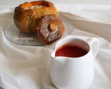 Une image de l'étape 7 de Potiron végétarien farçi et sa sauce tomatée #riz.