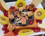 A picture of step 4 of Nutti Fruitti Chocolate Toast.