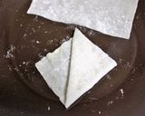 A picture of step 4 of Baked Chicken Samosa.