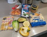 A picture of step 1 of Gnocchi-Sausage Salad 🥗🥔 سلطة الجنوشي مع النقانق.