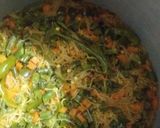 A picture of step 2 of Veg vermicelli (in pressure cooker).