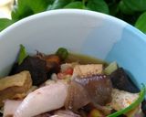Foto langkah ke 4 dari resep 15. Tumis Cumi Asin-Jamur- Tahu Ala Bunda.